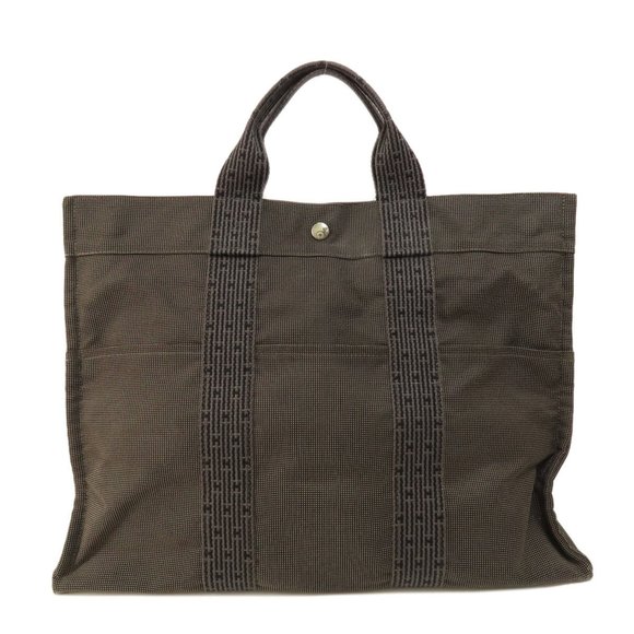 Hermes Air Line MM Tote Bag Canvas Women's HERMES - Picture 1 of 11